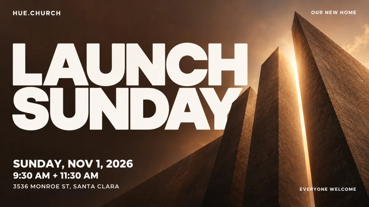 Launch Sunday — Hue.Church, Nov 1 · 9:30 + 11:30 AM · Monroe
