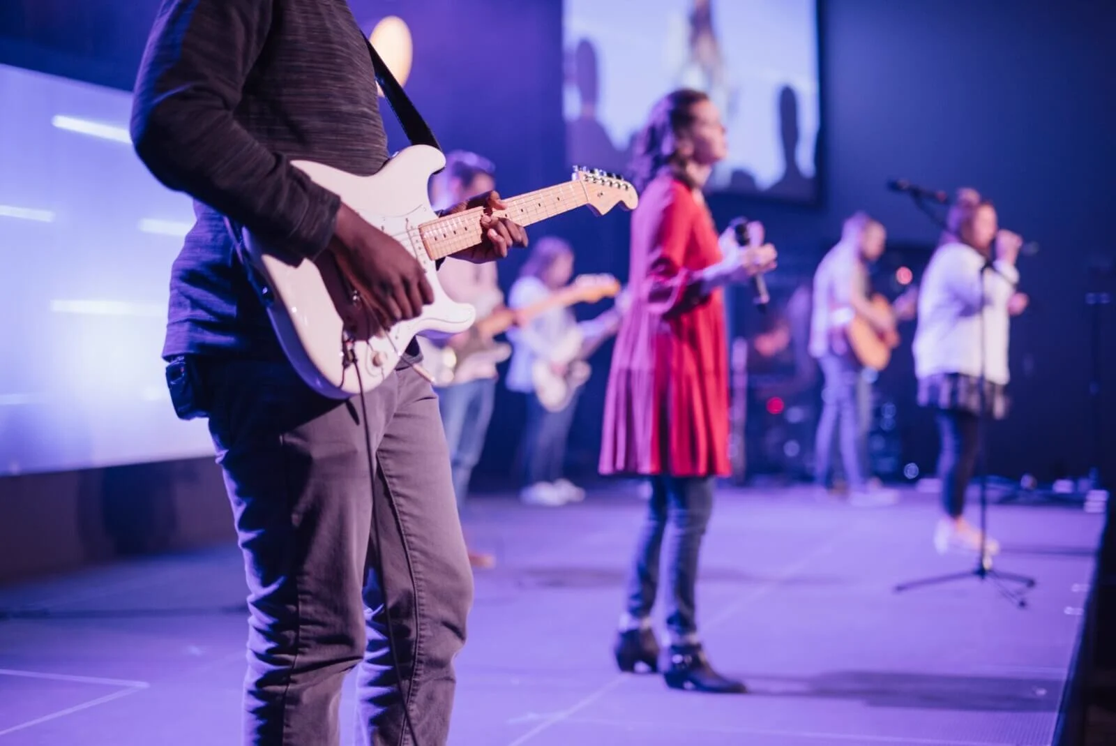 Hue.Church Sunday worship in Santa Clara